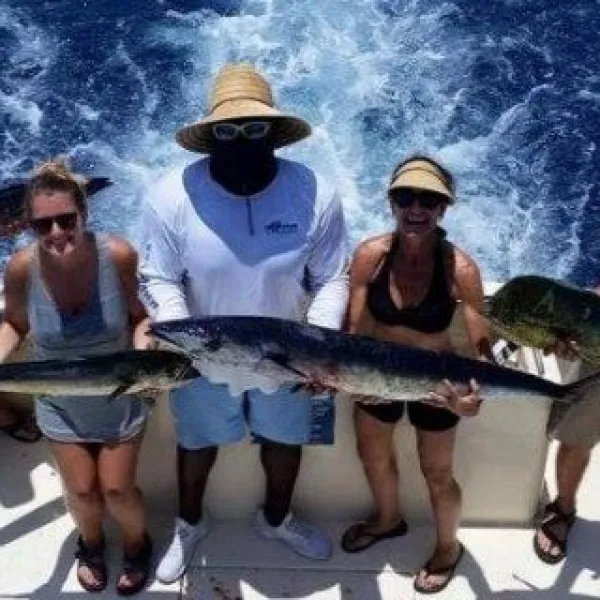 a group of people on a boat